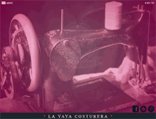 Tablet Screenshot of layayacosturera.com